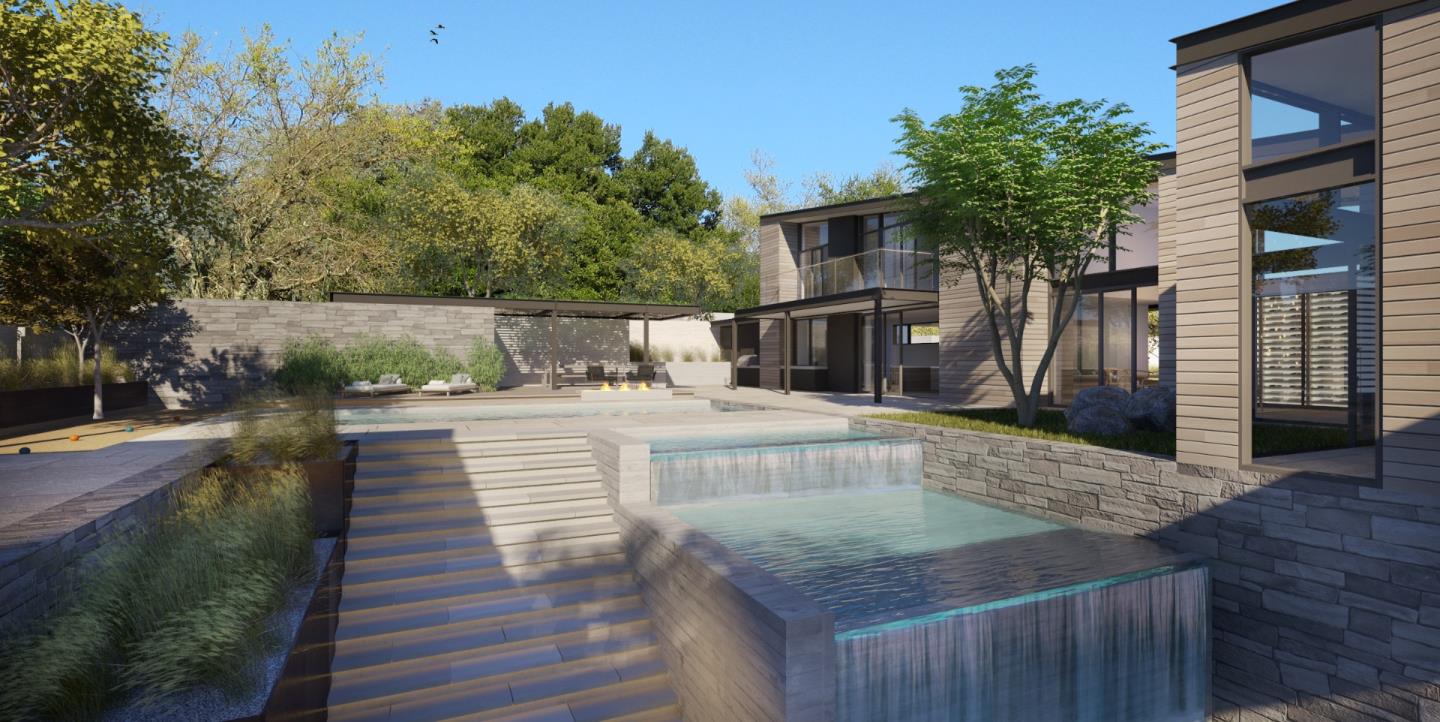 385 Moore Road Woodside, CA 94062 - Photo 13 of 25 a view of a house with wooden floor