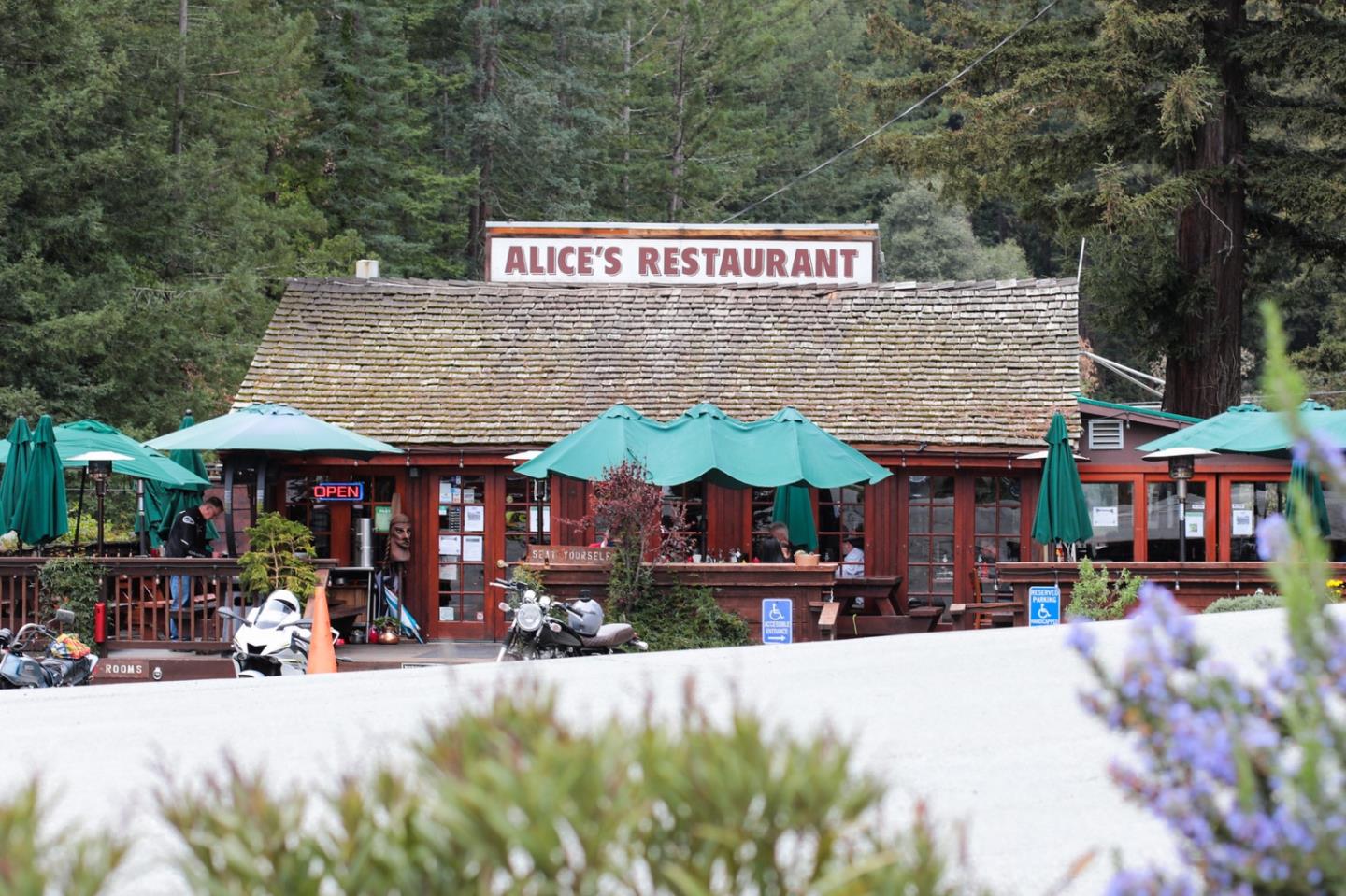 385 Moore Road Woodside, CA 94062 - Photo 23 of 25 a view of street with sitting area