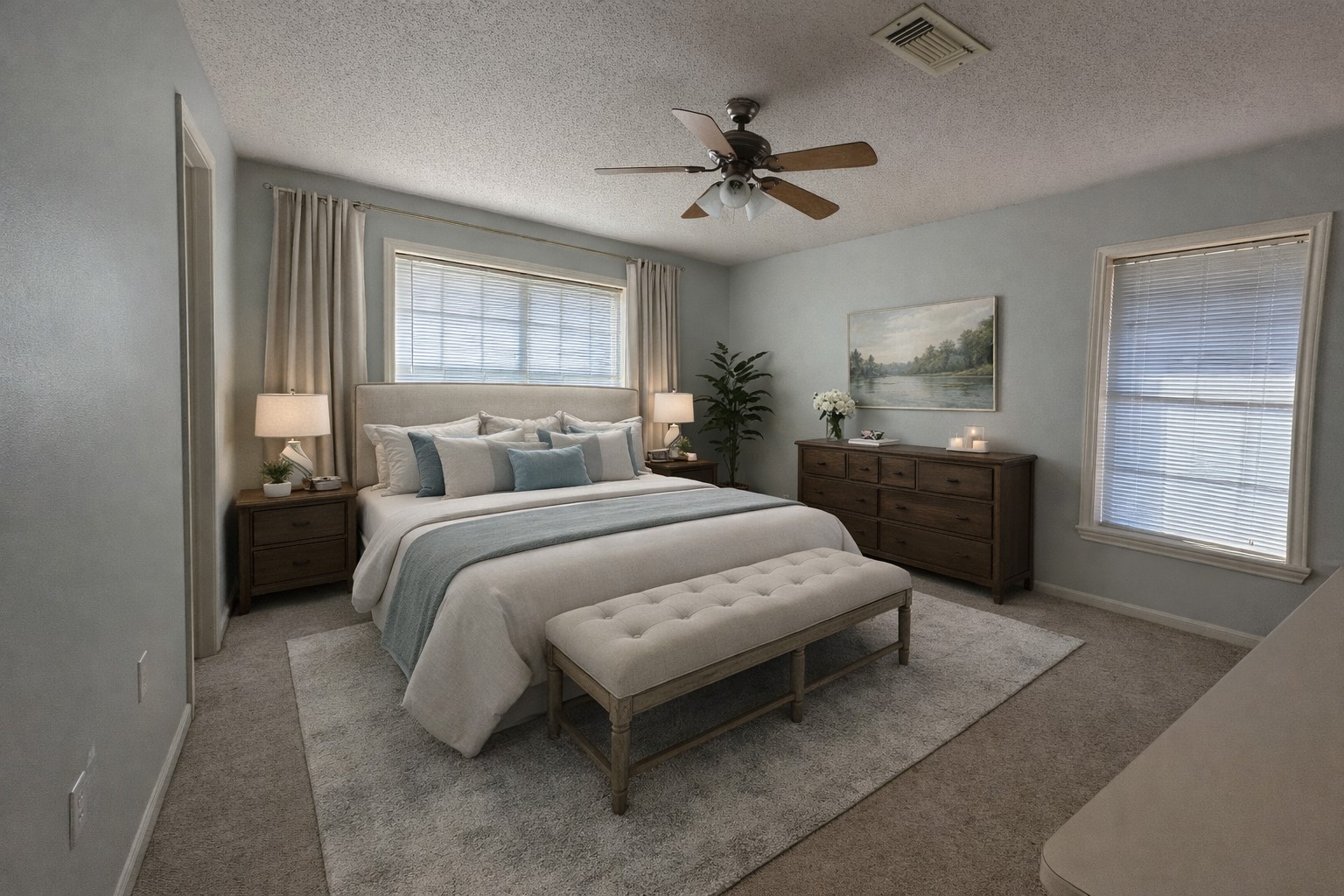 1304 Allison Street Brenham, TX 77833 - Photo 12 of 27 Primary Bedroom virtually staged