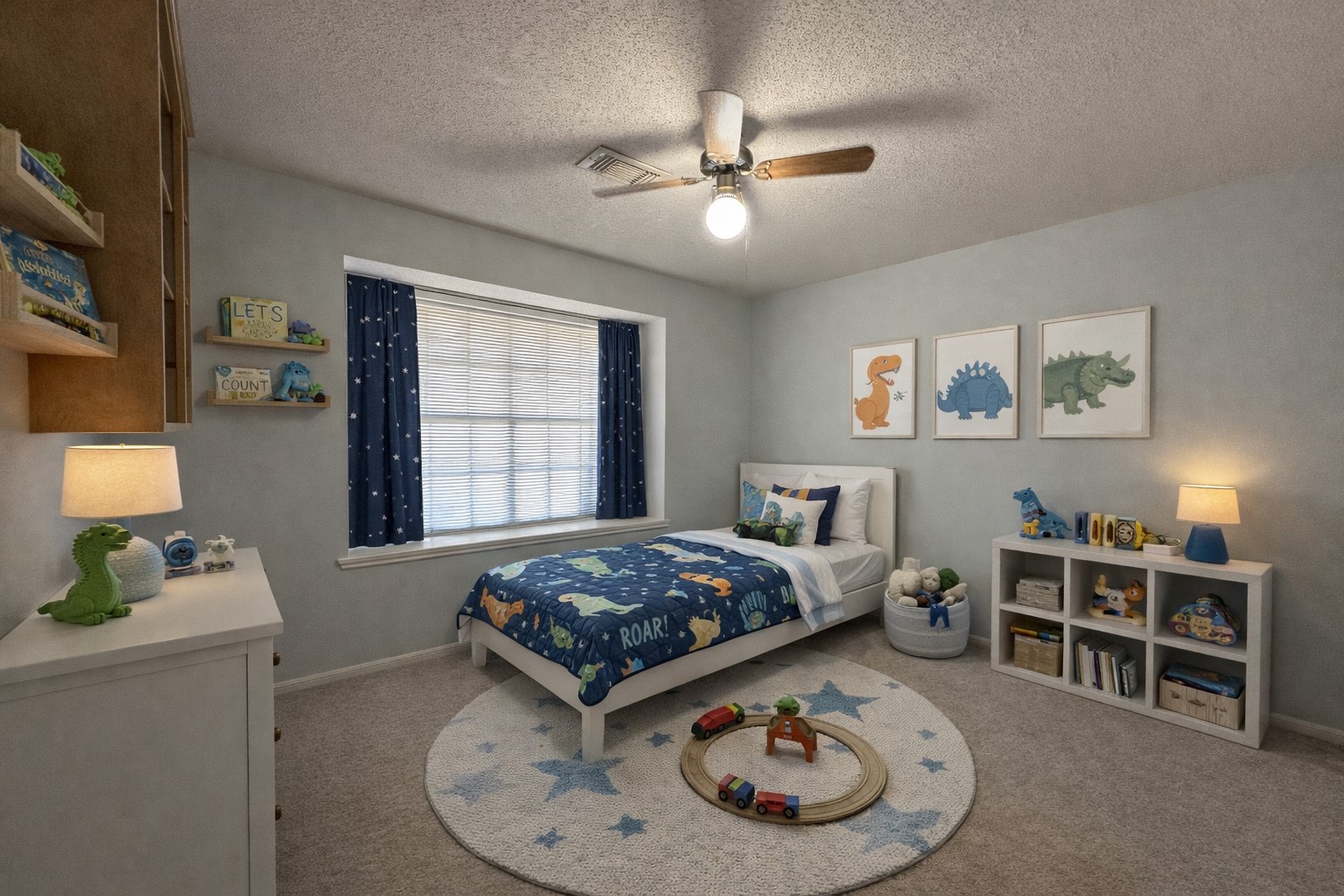 1304 Allison Street Brenham, TX 77833 - Photo 18 of 27 Guest Bedroom 1 virtually staged