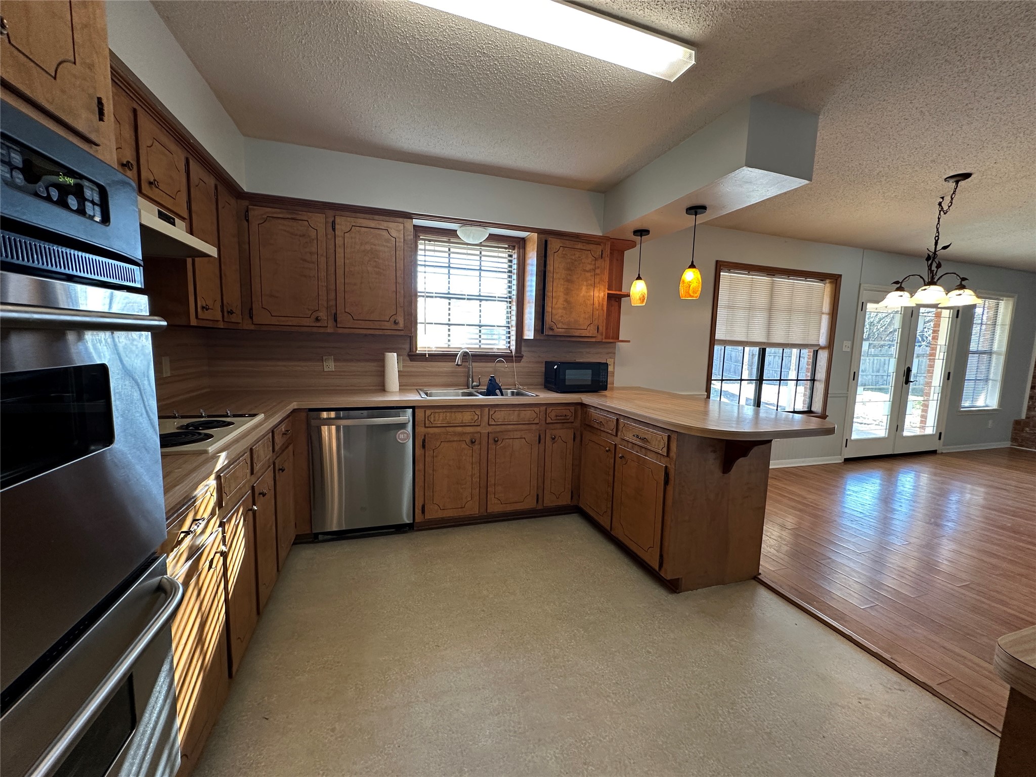 1304 Allison Street Brenham, TX 77833 - Photo 10 of 27 Kitchen with new double oven and new dishwasher
