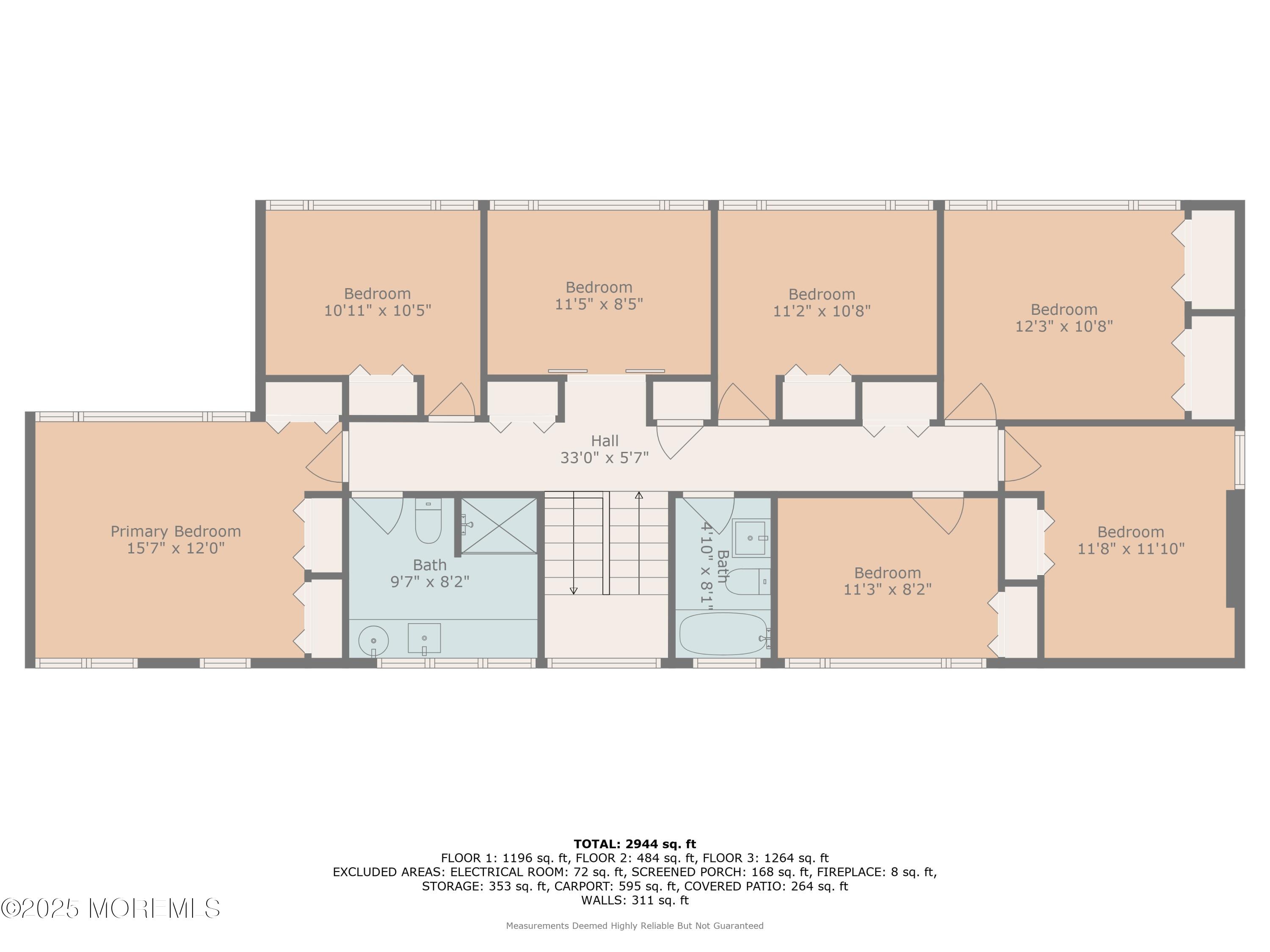 2051 Baileys Corner Road Wall, NJ 07719 - Photo 53 of 62 3rd_floor_2051_baileys_corner_road_wall_