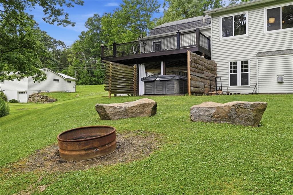 5380 Hardt Road Gibsonia, PA 15044 - Photo 38 of 49 You don't need to leave home to have camp fires, roast up the s'mores and have fun with family and friends.