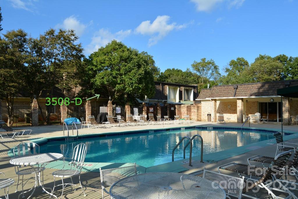 3508 Colony Road, Unit D Charlotte, NC 28211 - Photo 24 of 24 a view of house with outdoor seating space