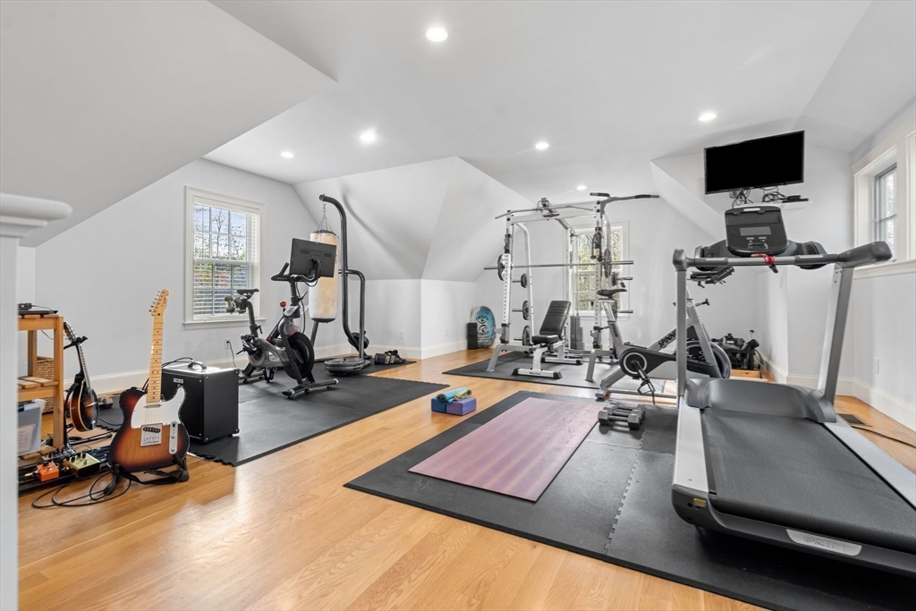 40 Morton Street Andover, MA 01810 - Photo 29 of 32 a view of a room with gym equipment