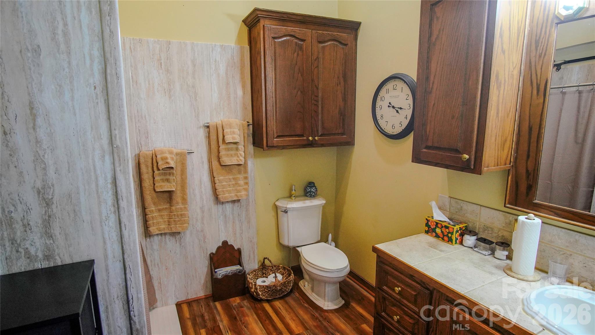 204 Old Stage Coach Road Lawndale, NC 28090 - Photo 19 of 30 a bathroom with a toilet and a sink