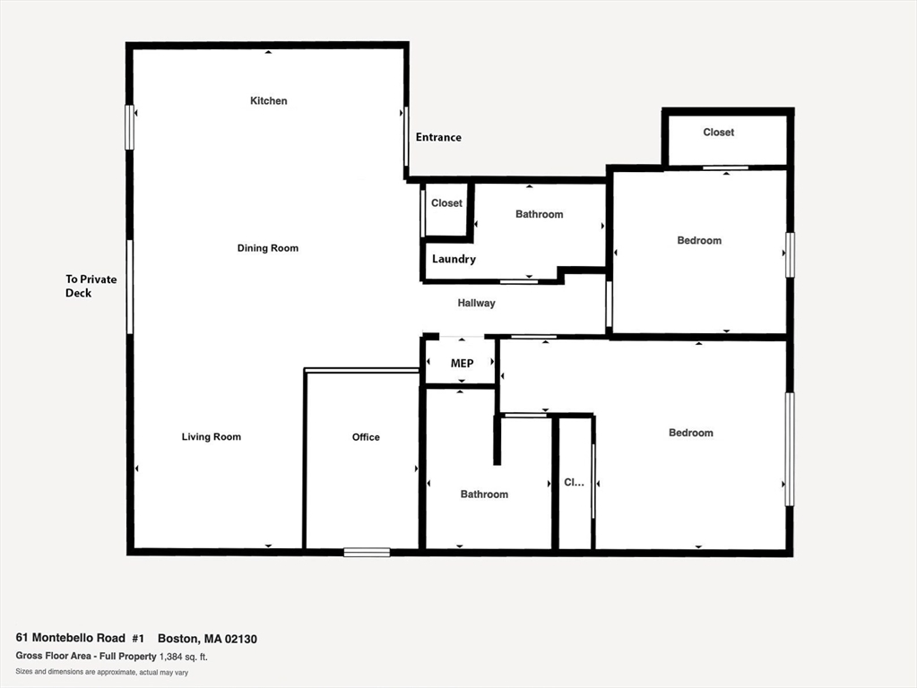 61 Montebello Road, Unit 6 Boston, MA 02130 - Photo 8 of 14 Gallery Image 8