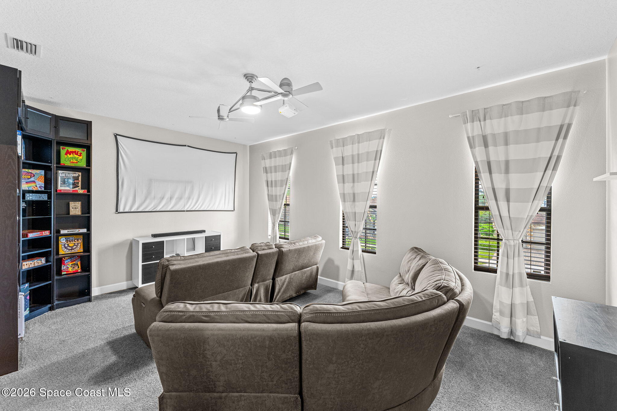 1390 Talon Way Melbourne, FL 32934 - Photo 5 of 60 Upstairs Movie Room