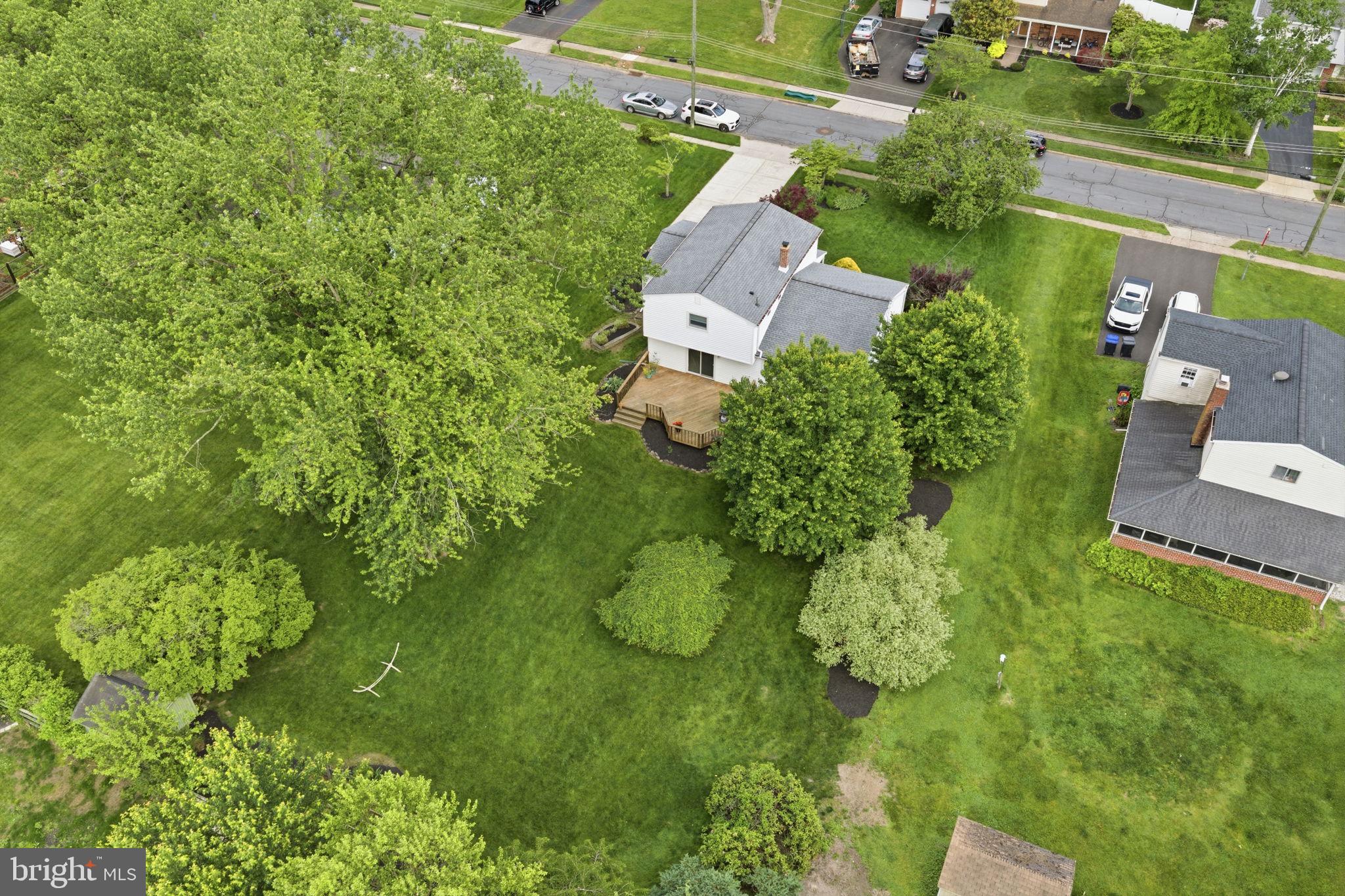 81 Cherokee Road Doylestown, PA 18901 - Photo 38 of 43 an aerial view of a house with pool yard seating and yard
