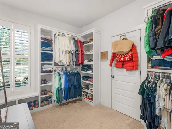 a view of a living room and front door
