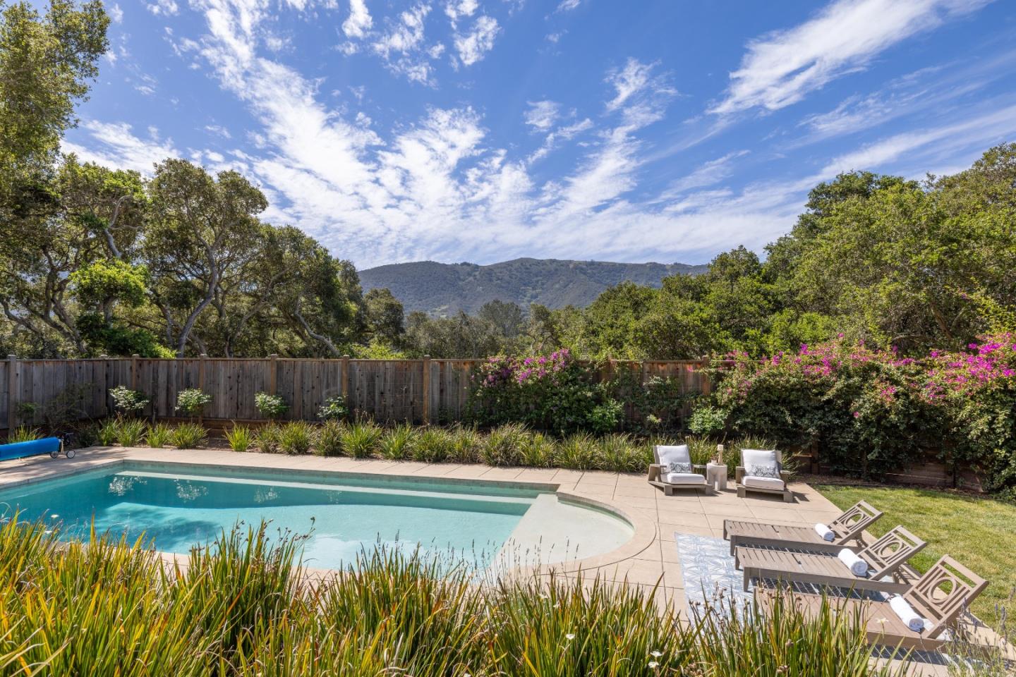 58 La Rancheria Carmel Valley, CA 93924 - Photo 26 of 36 a view of swimming pool with a yard