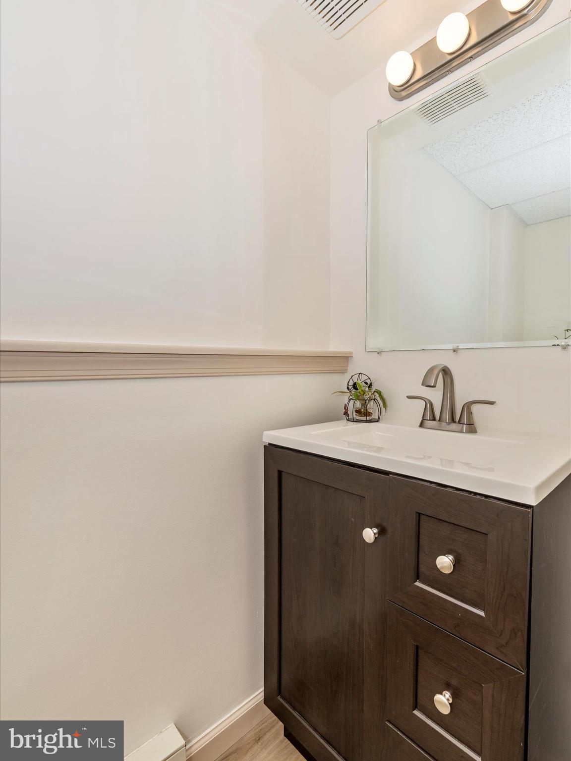 6739 Killdeer Court Frederick, MD 21703 - Photo 29 of 38 a sink with a mirror