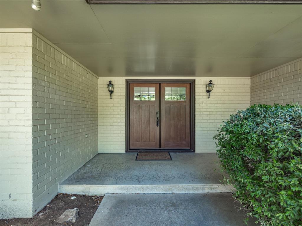 3717 Myrtle Springs Road Benbrook, TX 76116 - Photo 2 of 40 Inviting double entry doors replace during renovation.