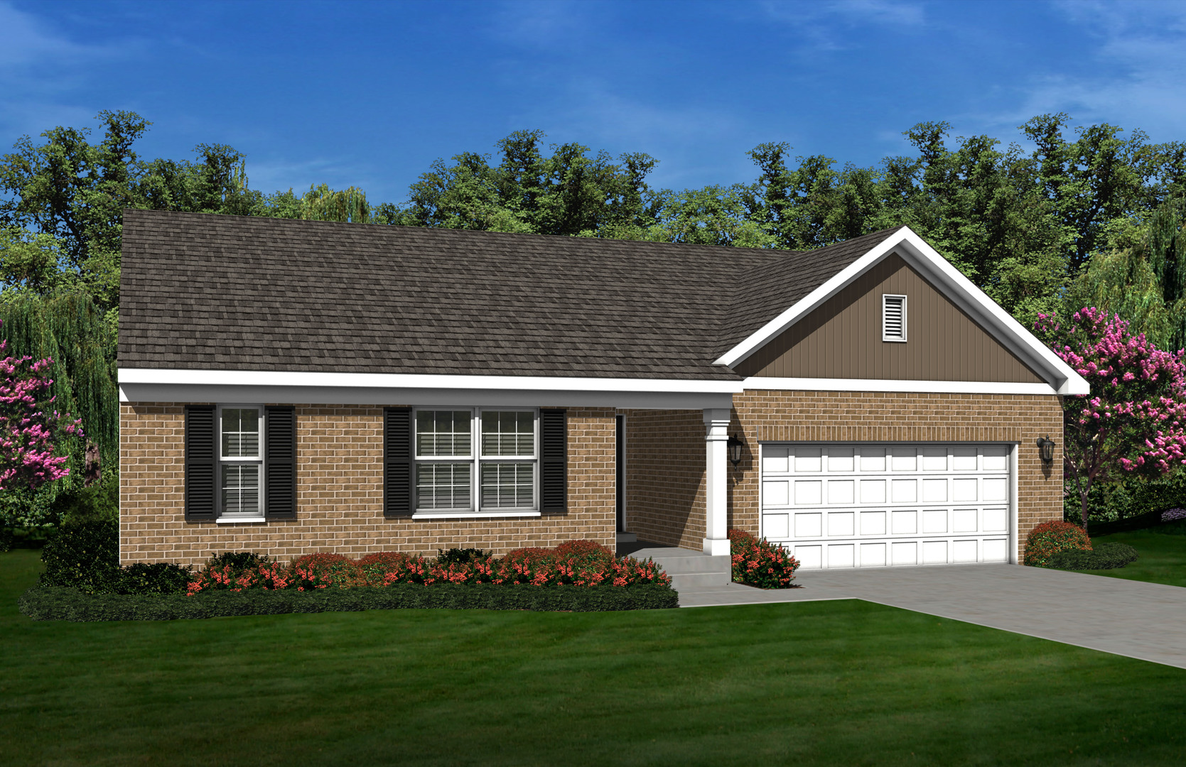 2080 Brandon Hill Road New Lenox, IL 60451 - Photo 1 of 15 a front view of a house with a yard