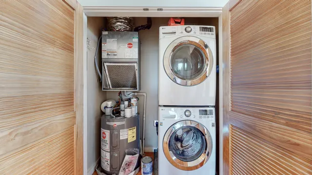 a city street lined with tall buildings