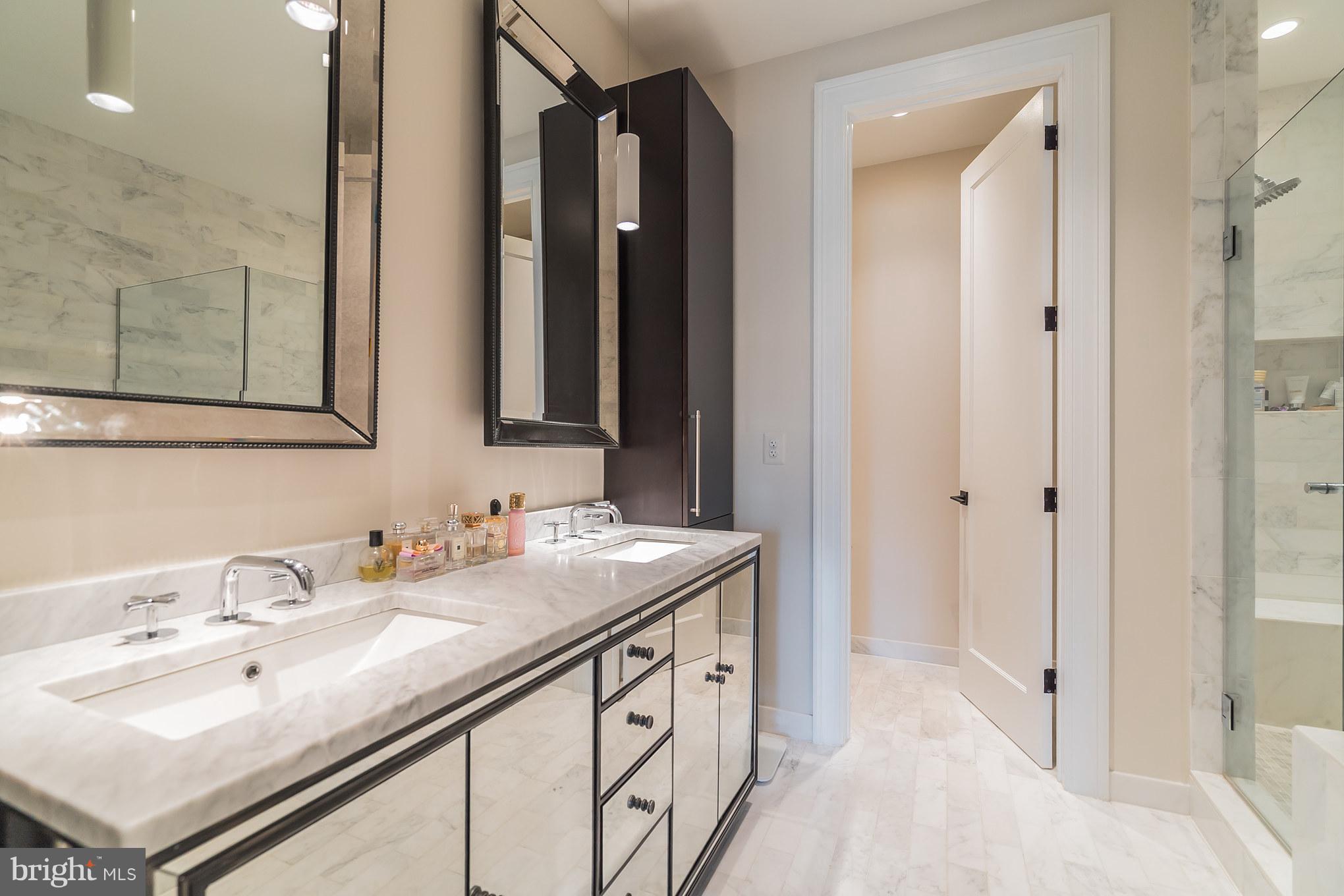 329 9th Street Northeast, Unit TH2 Washington, DC 20002 - Photo 11 of 29 Spa-like En-suite with Glass Shower and Tub