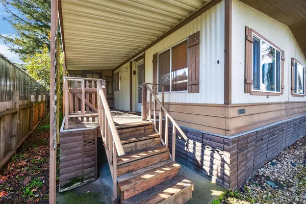 a view of outdoor space and deck
