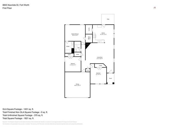 $1,925 | 8845 Noontide Drive, Fort Worth, TX 76179