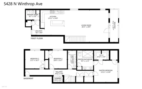 $799,000 | 5428 North Winthrop Avenue, Unit 101, Chicago, IL 60640