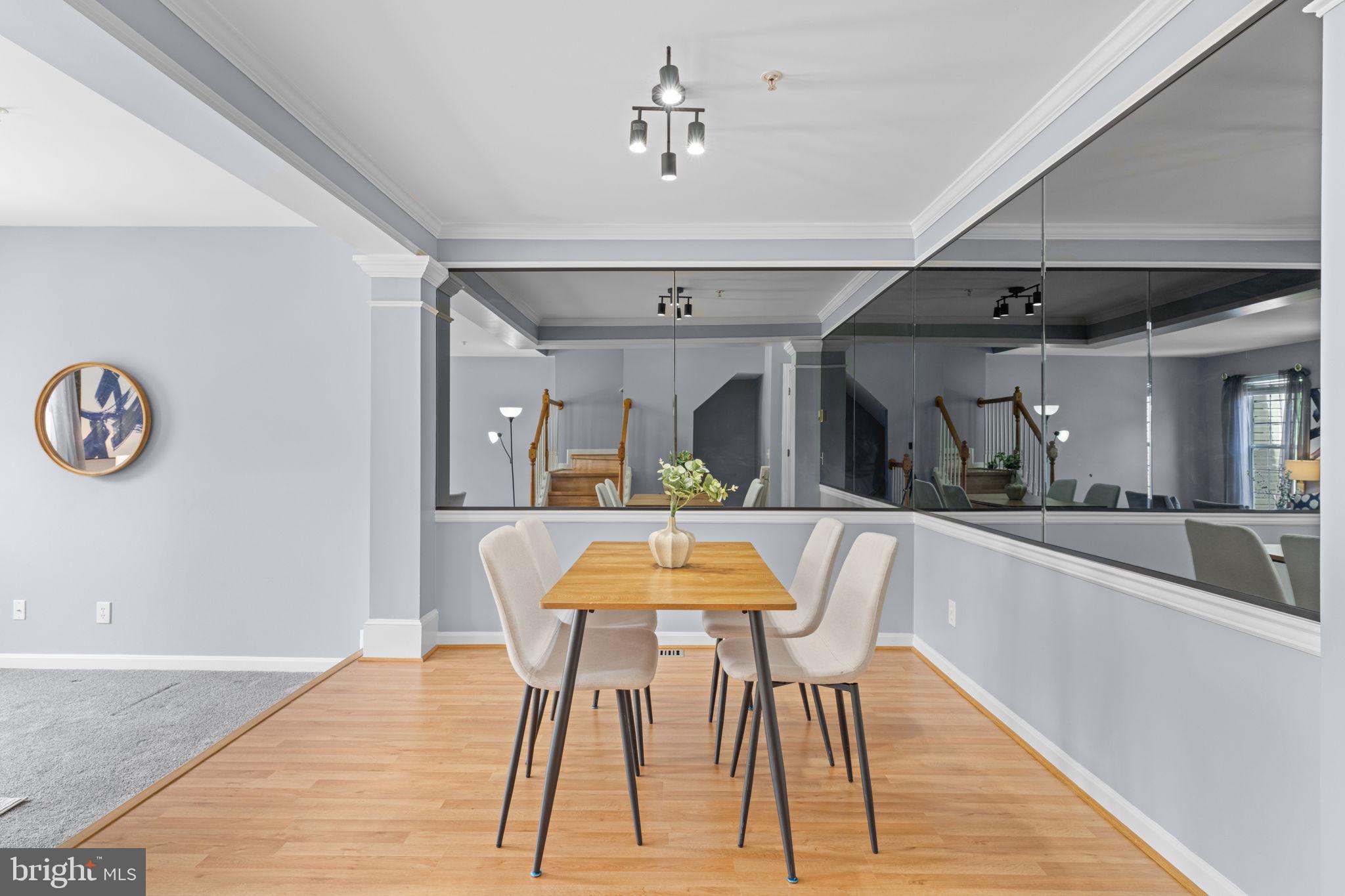 3546 Ellerton Road Bowie, MD 20716 - Photo 21 of 87 Smoked mirrors in dining room