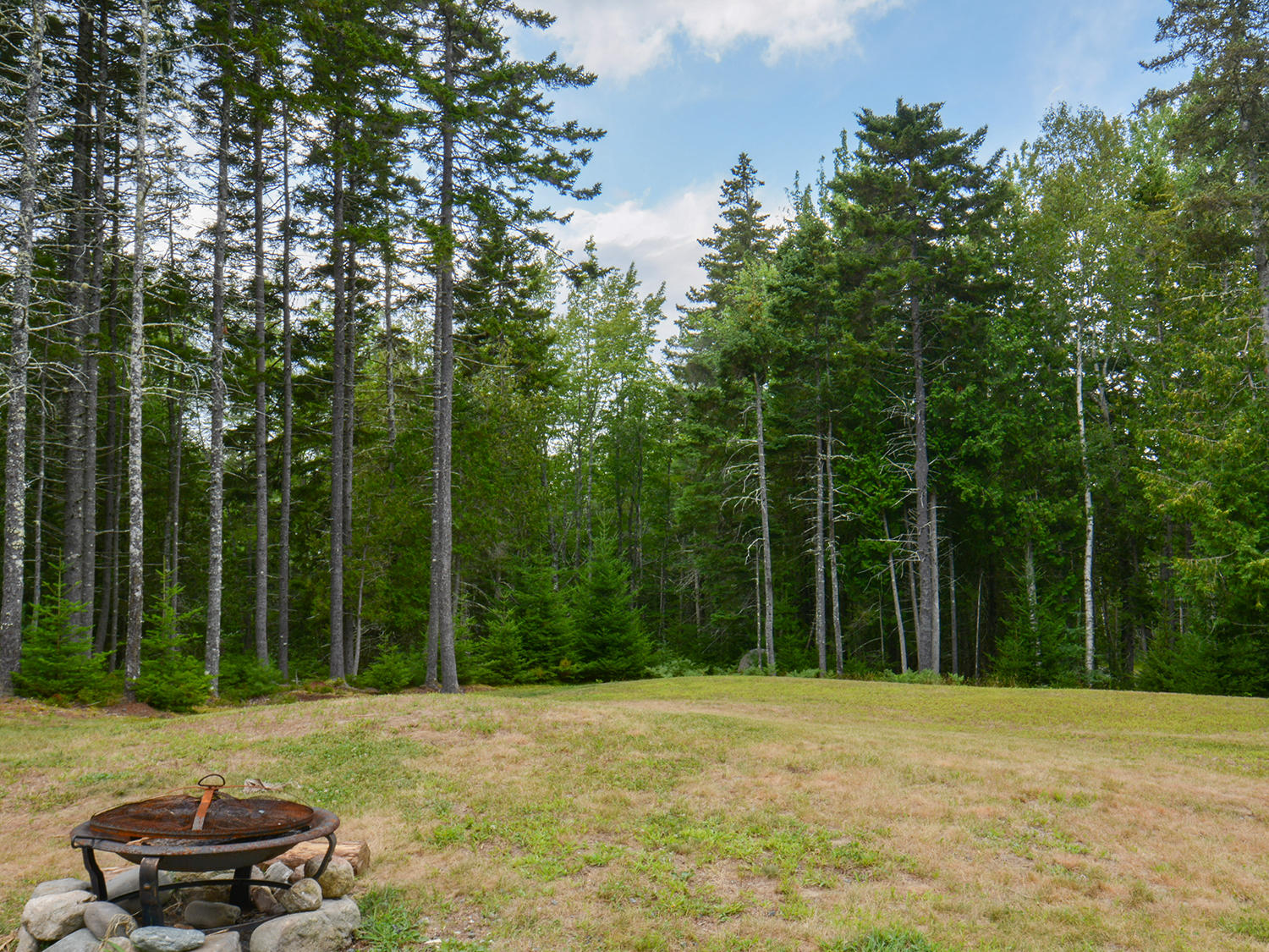 834 Indian Point Road Mount Desert, ME 04660 - Photo 45 of 47 Yard fire pit woods