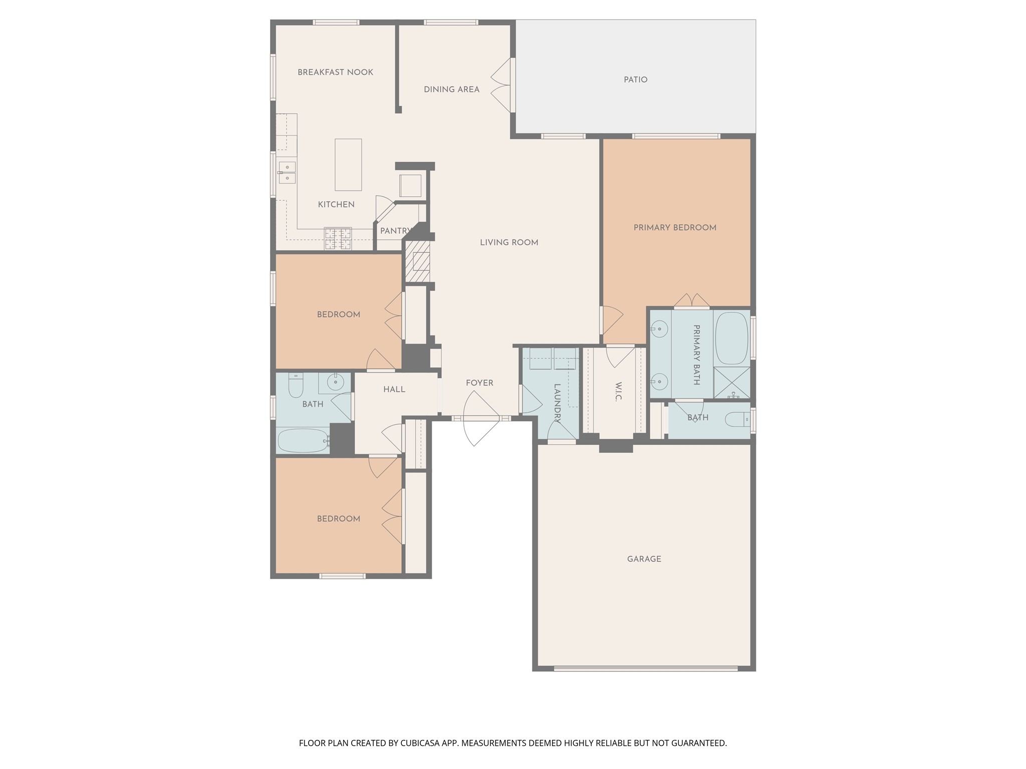 14423 Gadwall Court Houston, TX 77044 - Photo 9 of 42 a picture of a floor plan