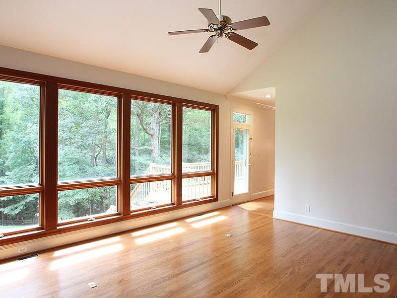 8216 Inverstone Lane Raleigh, NC 27606 - Photo 5 of 25 Great views of the back - winter views of pond & Lake Wheeler.