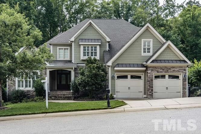 Gorgeous home with view of pond and private lot.