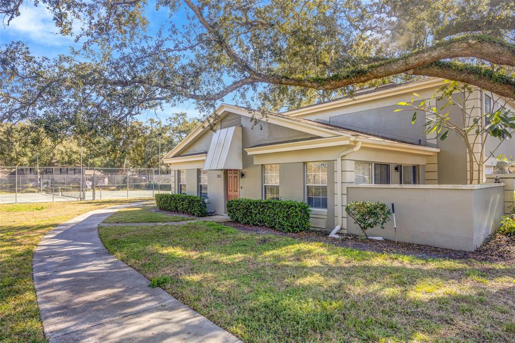 11728 Raintree Drive Temple Terrace, FL 33617 - Photo 36 of 41 a front view of a house with swimming pool