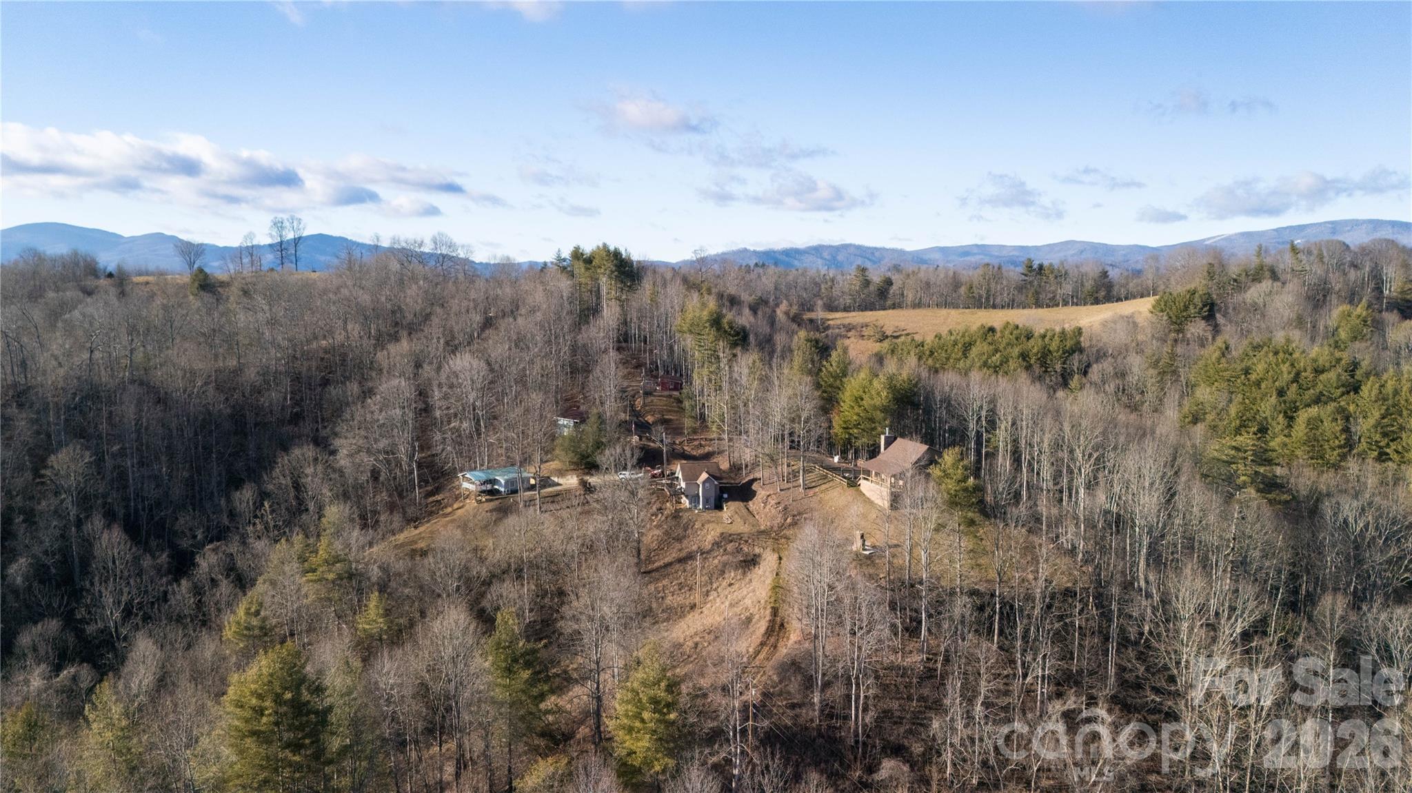 722 Union Hill Ridge Road Green Mountain, NC 28740 - Photo 6 of 21 a view of a town with mountains in the background