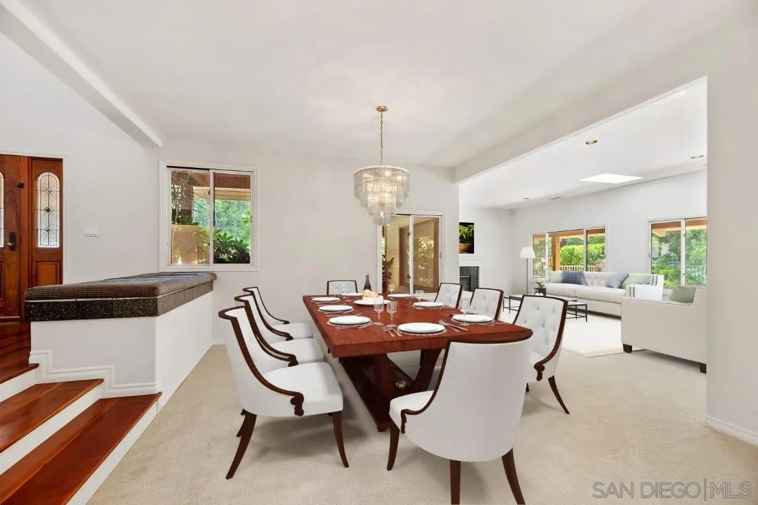 13260 Glen Circle Road Poway, CA 92064 - Photo 13 of 53 a view of a dining room with furniture