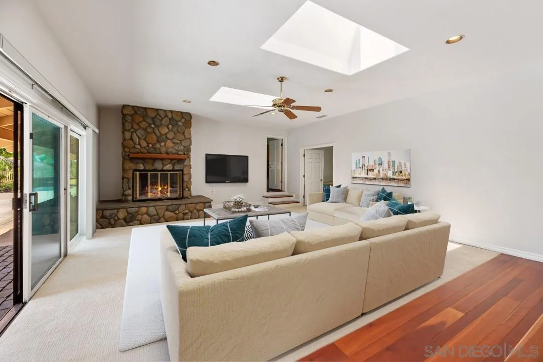 13260 Glen Circle Road Poway, CA 92064 - Photo 19 of 53 a living room with furniture and a flat screen tv