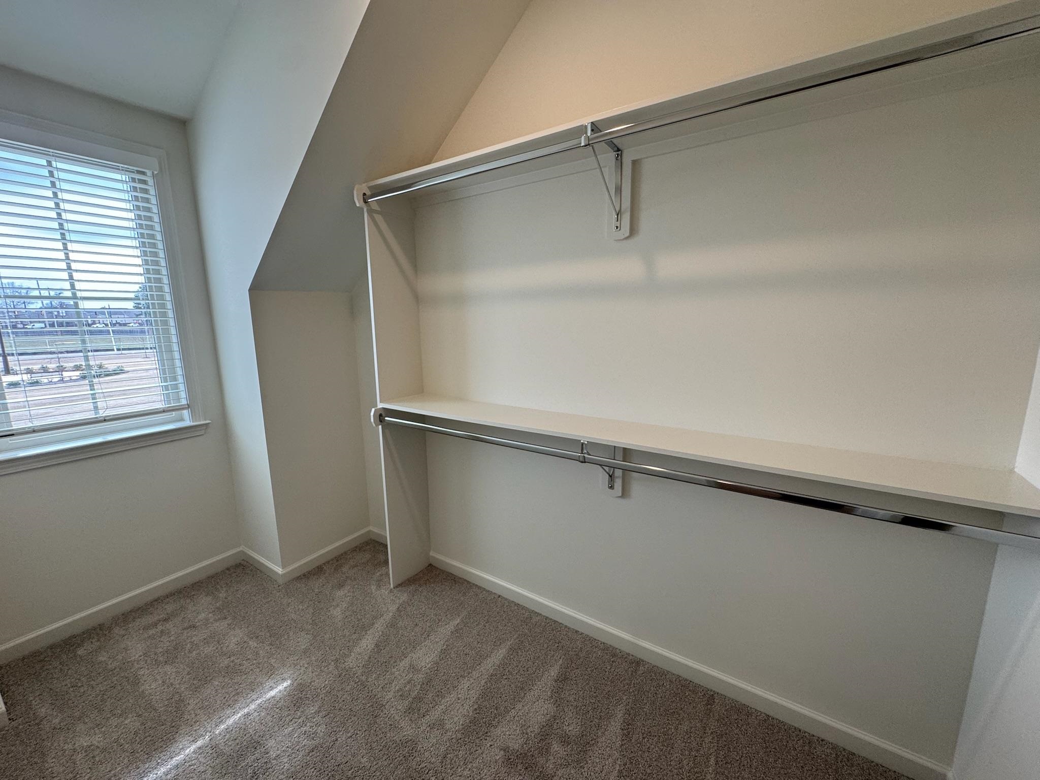 11512 Sunsparkler Way Collierville, TN 38017 - Photo 31 of 40 Walk in closet with light carpet and lofted ceiling