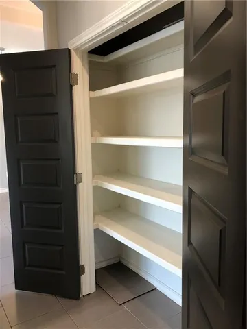 a view of walk in closet