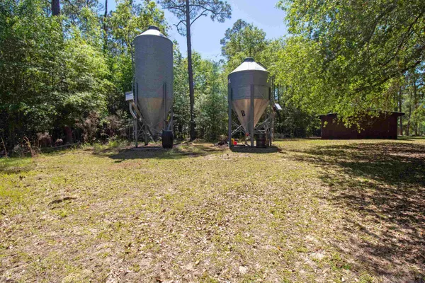 a view of a house with a yard and large tree