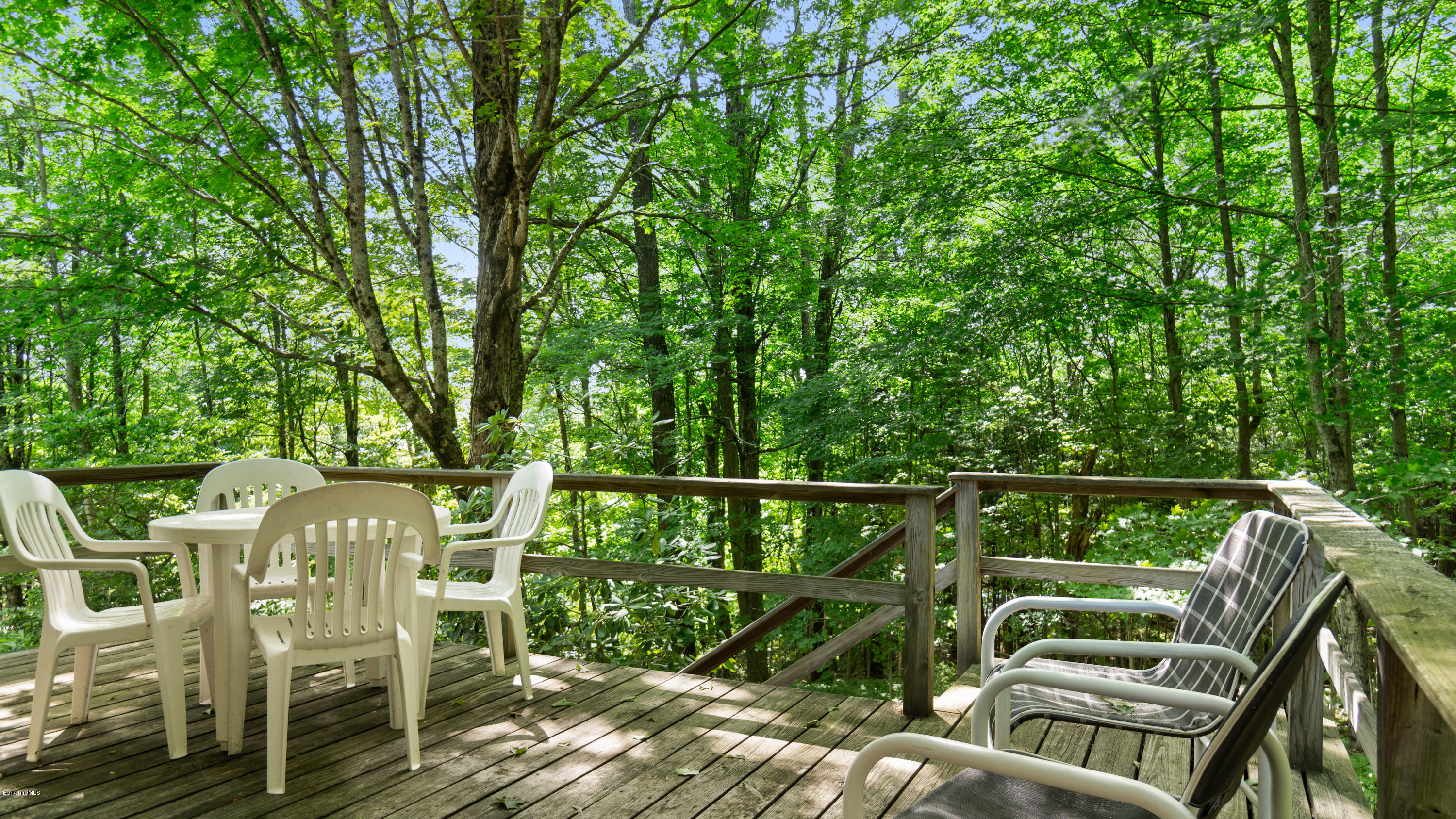 91 Tyringham Road Monterey, MA 01245 - Photo 28 of 32 Deck toward pond