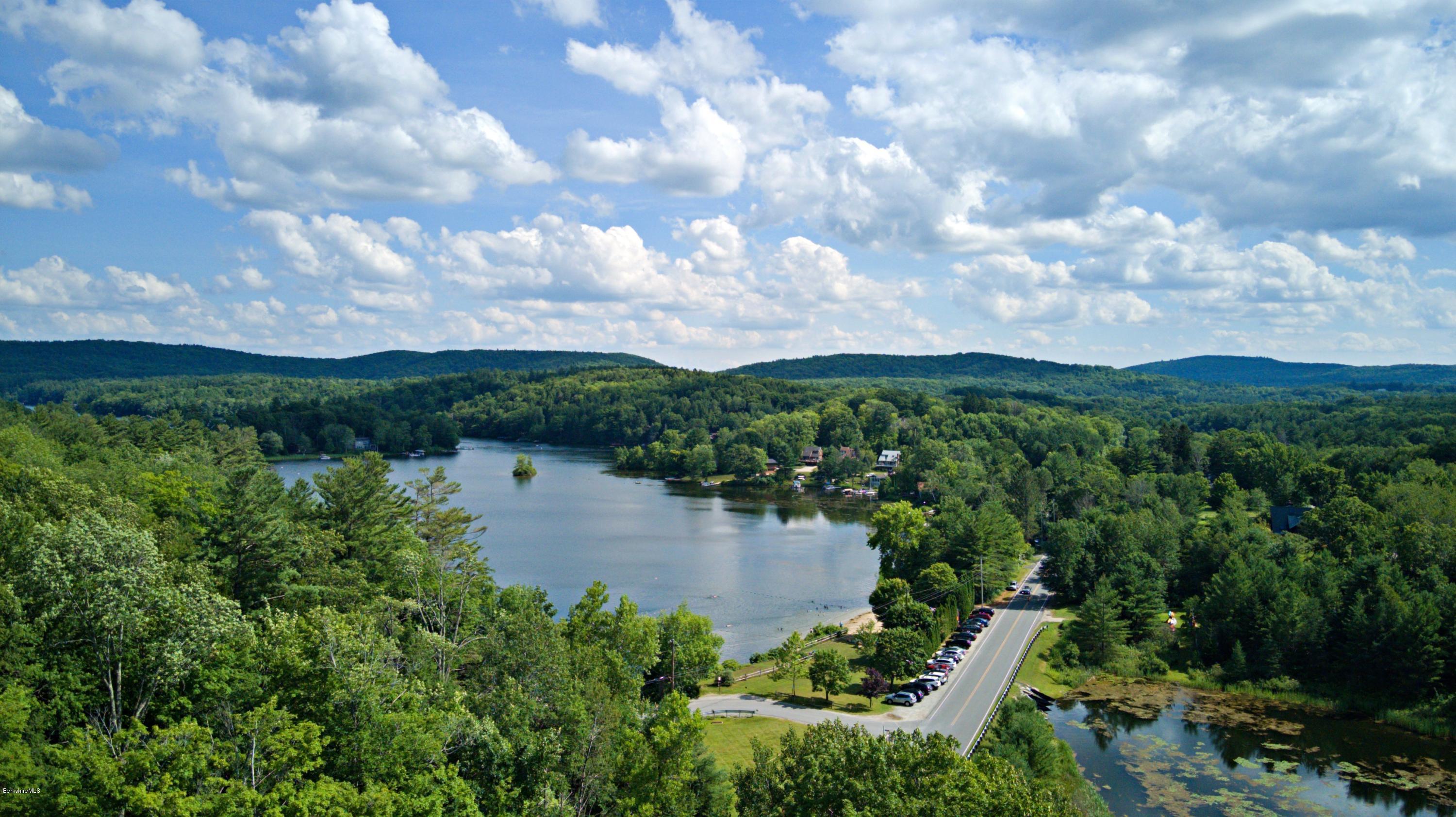 91 Tyringham Road Monterey, MA 01245 - Photo 4 of 32 Drone to southeast