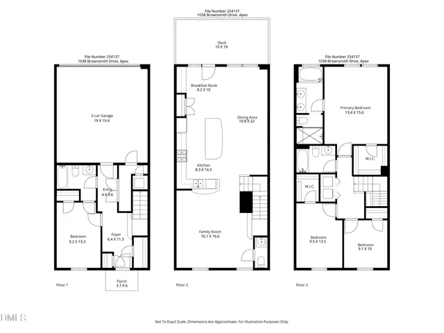 $399,900 | 1038 Brownsmith Drive, Apex, NC 27502