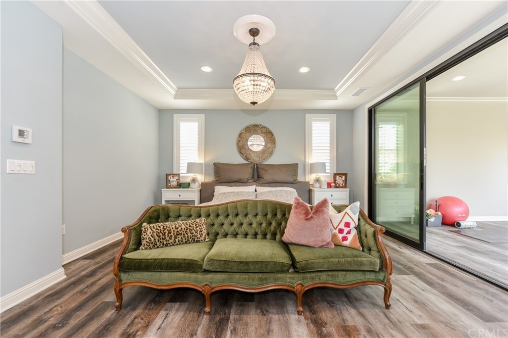 18 Tomango Lake Forest, CA 92630 - Photo 30 of 45 a living room with furniture and a wooden floor