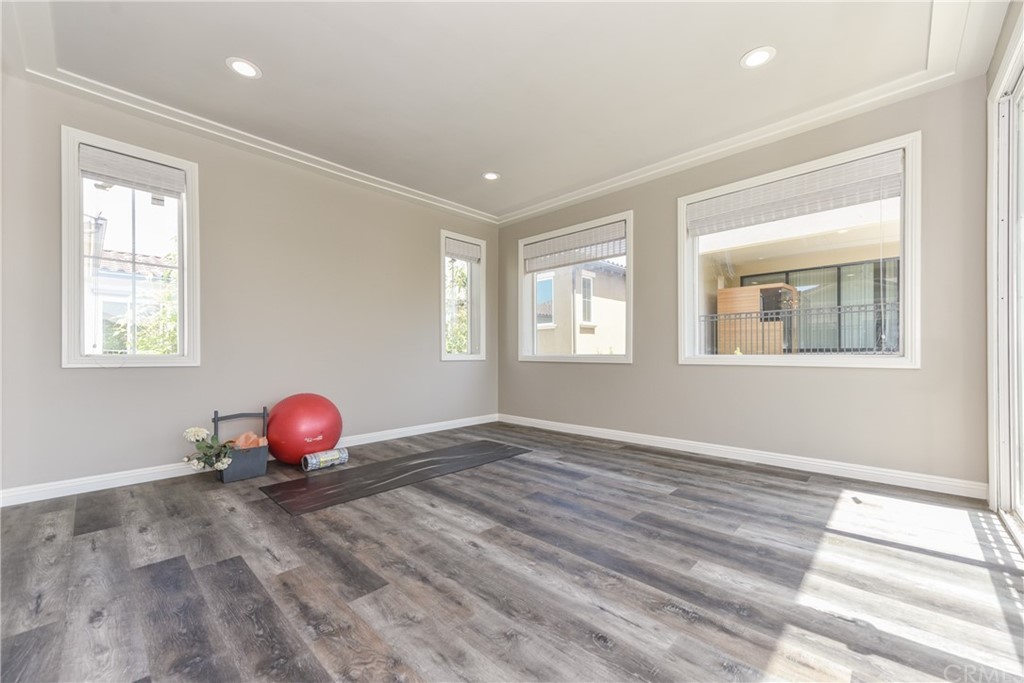 18 Tomango Lake Forest, CA 92630 - Photo 32 of 45 a view of a room with wooden floor and windows