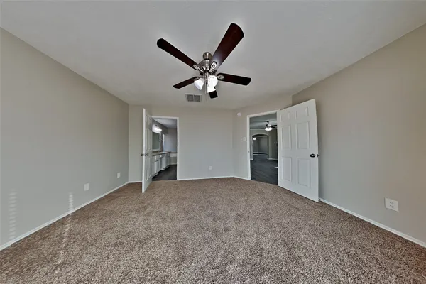 a view of an empty room