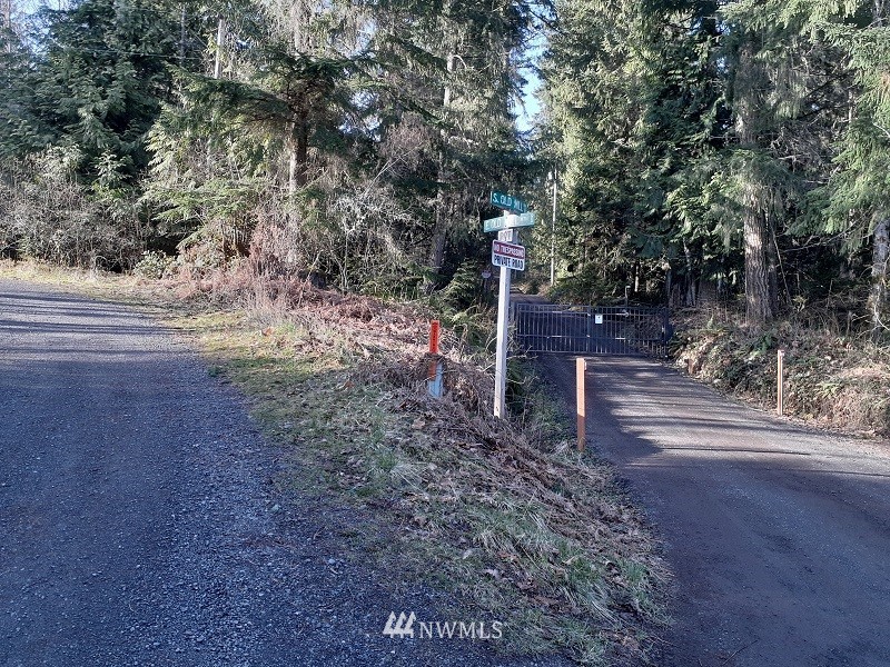9999 South Old Mill Road Port Angeles, WA 98362 - Photo 12 of 26 a view of a yard with plants and trees