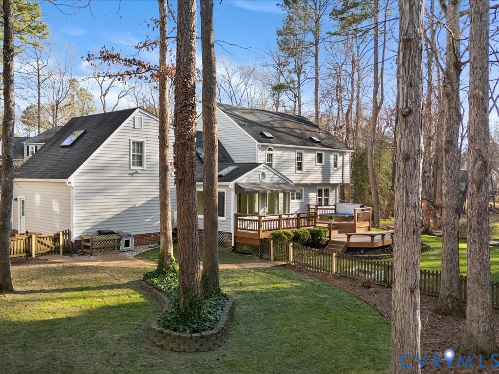 15016 Walnut Bend Road Midlothian, VA 23112 - Photo 34 of 50 Separate fenced yard with dog door