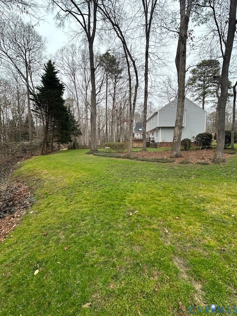 15016 Walnut Bend Road Midlothian, VA 23112 - Photo 36 of 50 View of the backyard, the fenced dog yard is on th