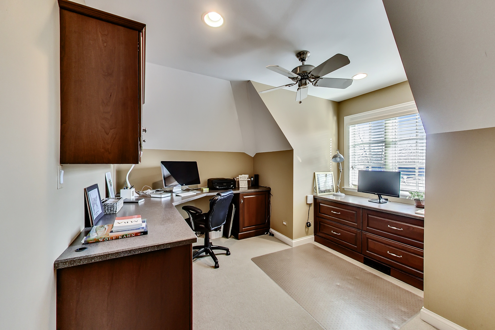 772 Walden Road Winnetka, IL 60093 - Photo 33 of 55 a view of a workspace with furniture and a window