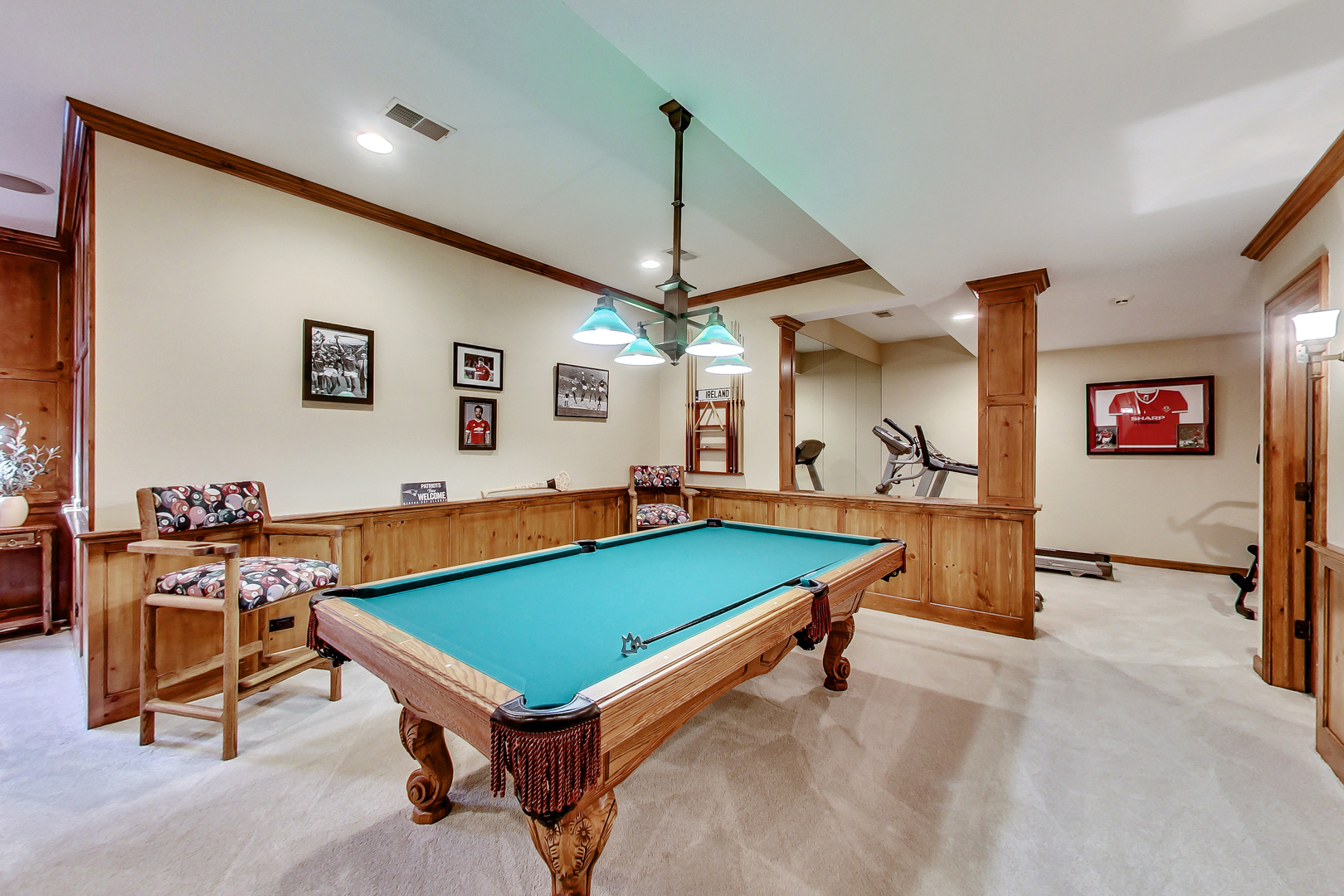 772 Walden Road Winnetka, IL 60093 - Photo 38 of 55 a room with furniture pool table and windows