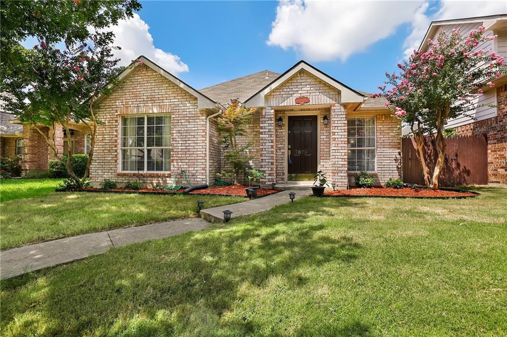 7879 Abbey Road Frisco, TX 75035 - Photo 1 of 1 a front view of house with yard and green space