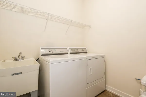 a sink with a mirror