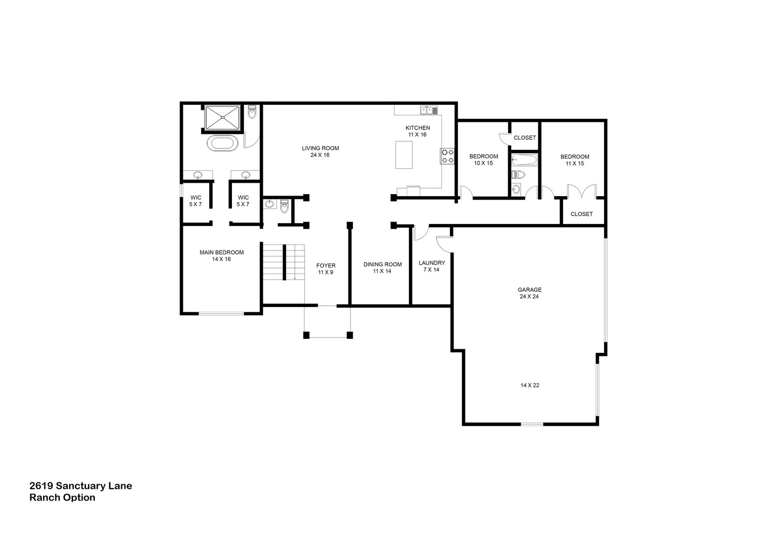 2619 Sanctuary Lane Spring Grove, IL 60081 - Photo 2 of 3 a picture of a bench in a white house