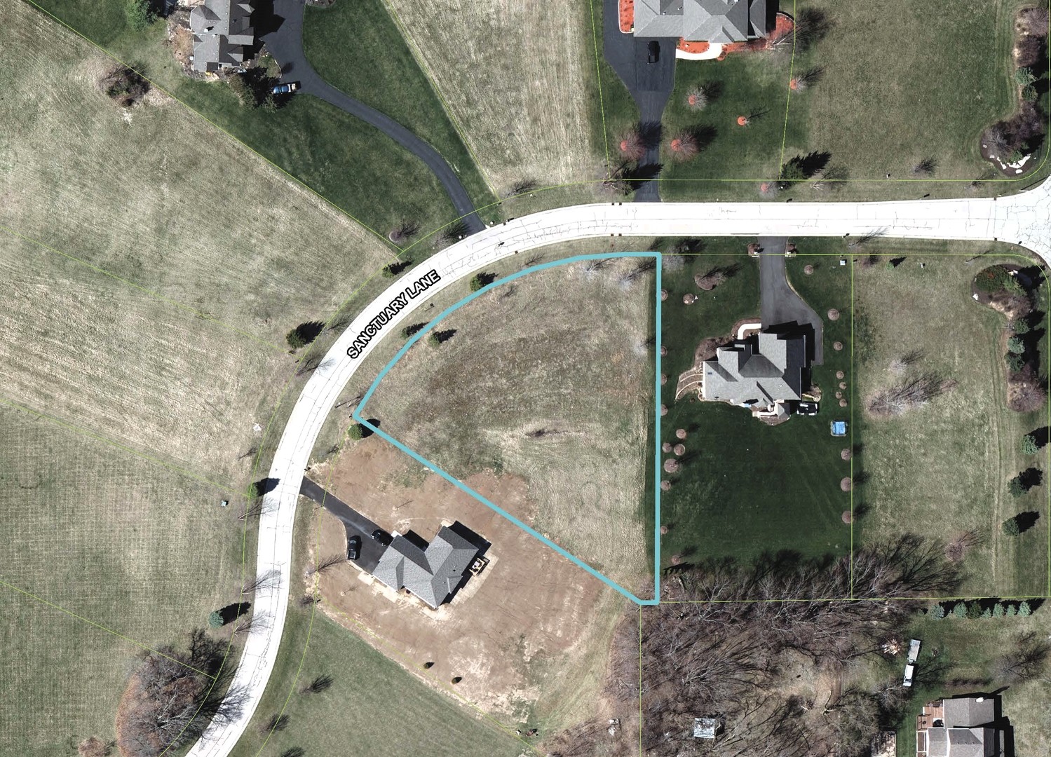 2619 Sanctuary Lane Spring Grove, IL 60081 - Photo 3 of 3 an aerial view of a house with a yard